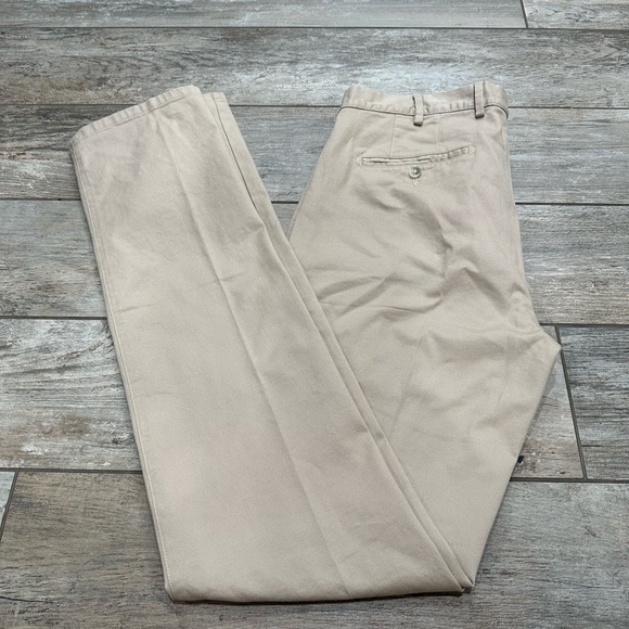 NWT Peter Millar Golf Pants Crown Sport Mens Size 33x37” Khaki